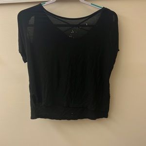 Black short sleeve tee by forever 21